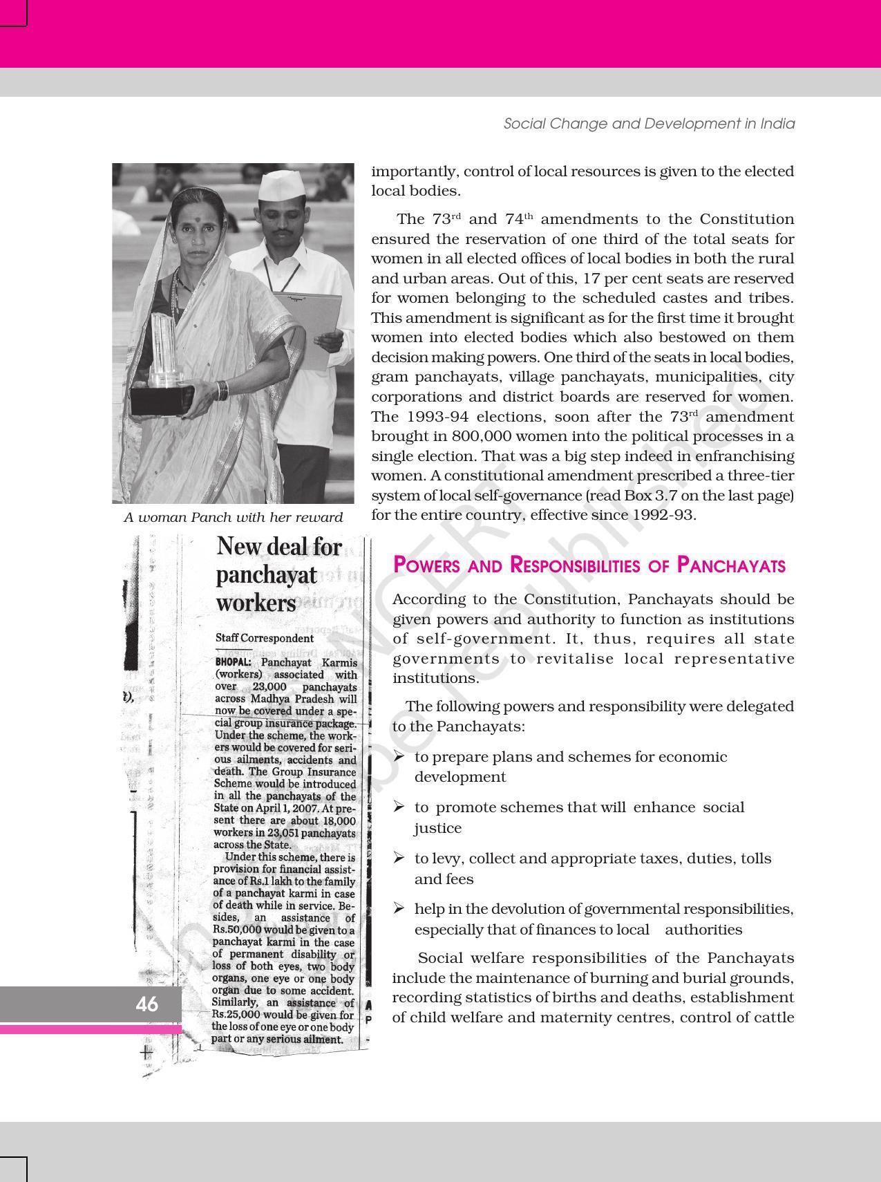 NCERT Book for Class 12 Sociology (Social Change and Development in India) Chapter 3 The Story of Indian Democracy - Page 12