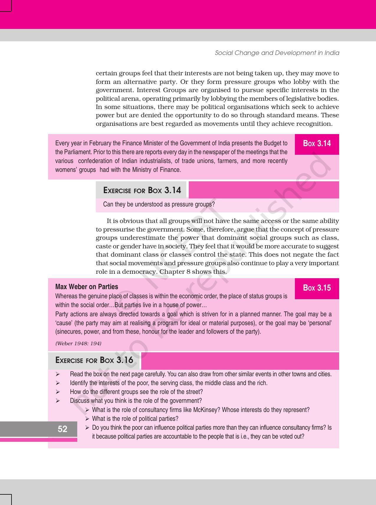 NCERT Book for Class 12 Sociology (Social Change and Development in India) Chapter 3 The Story of Indian Democracy - Page 18