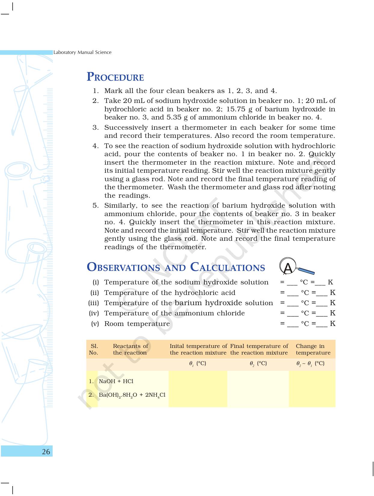 NCERT Laboratory Manuals for Class X Science - Materials - Page 14