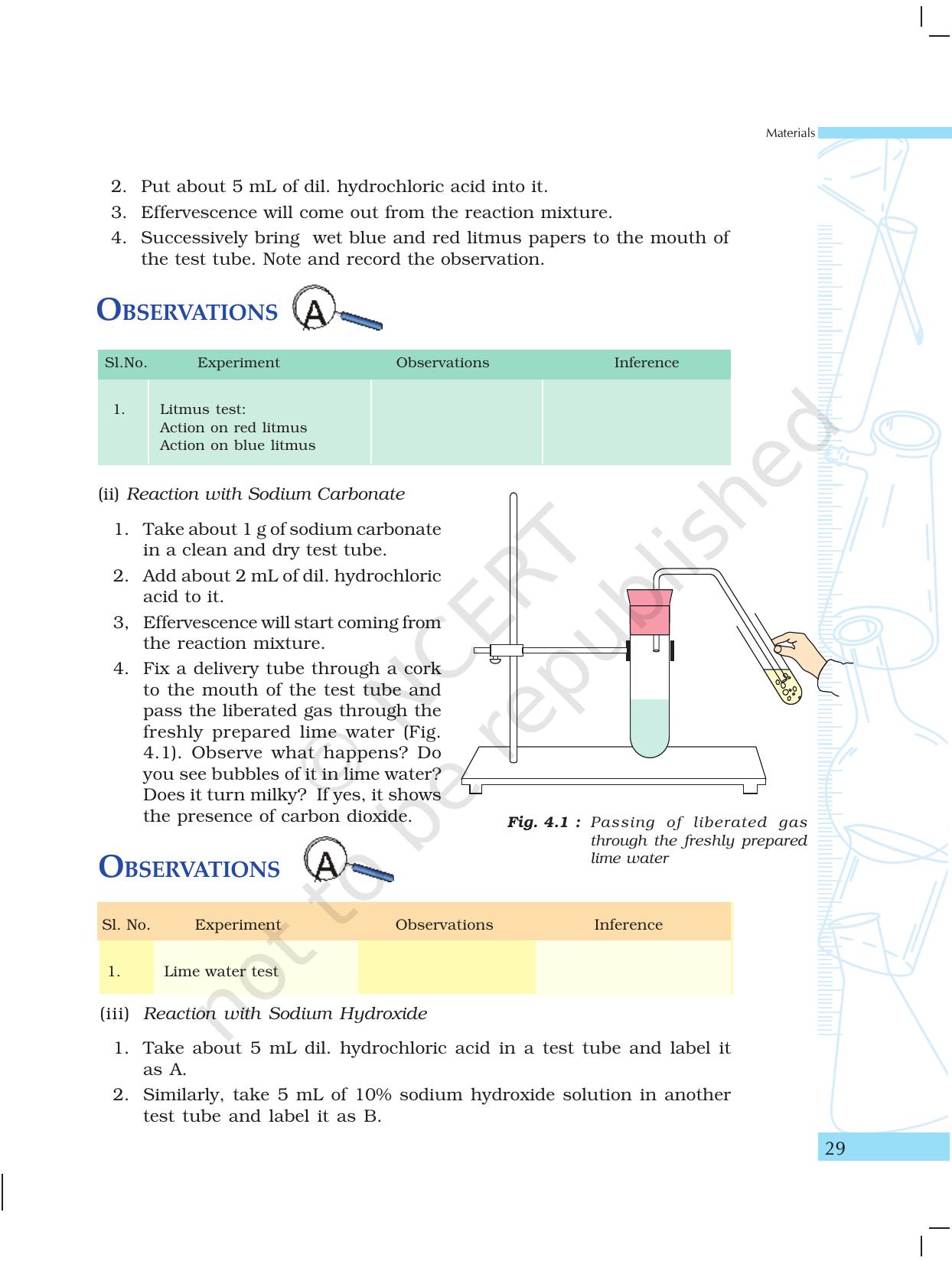 NCERT Laboratory Manuals for Class X Science - Materials - Page 17