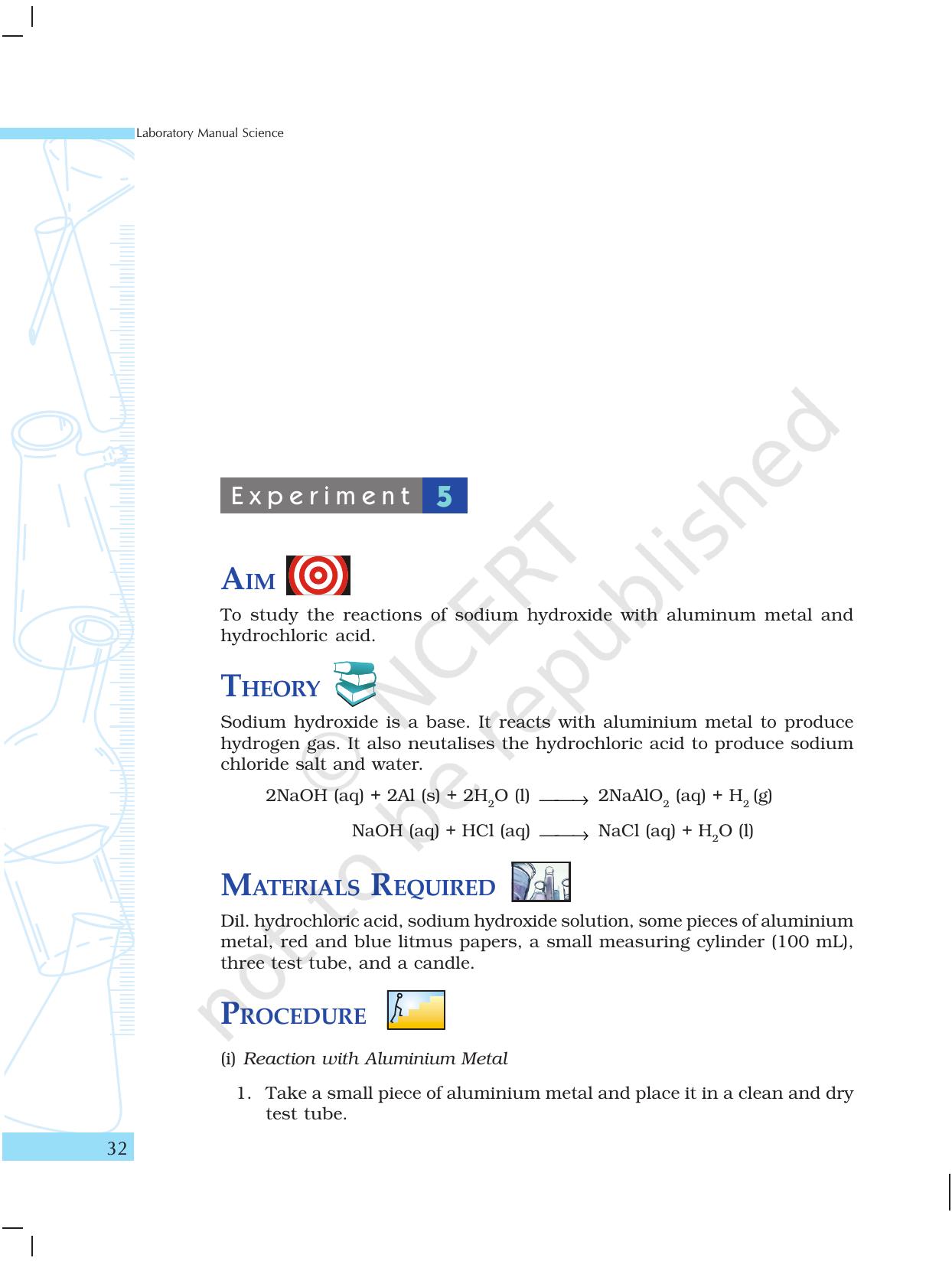 NCERT Laboratory Manuals for Class X Science - Materials - Page 20
