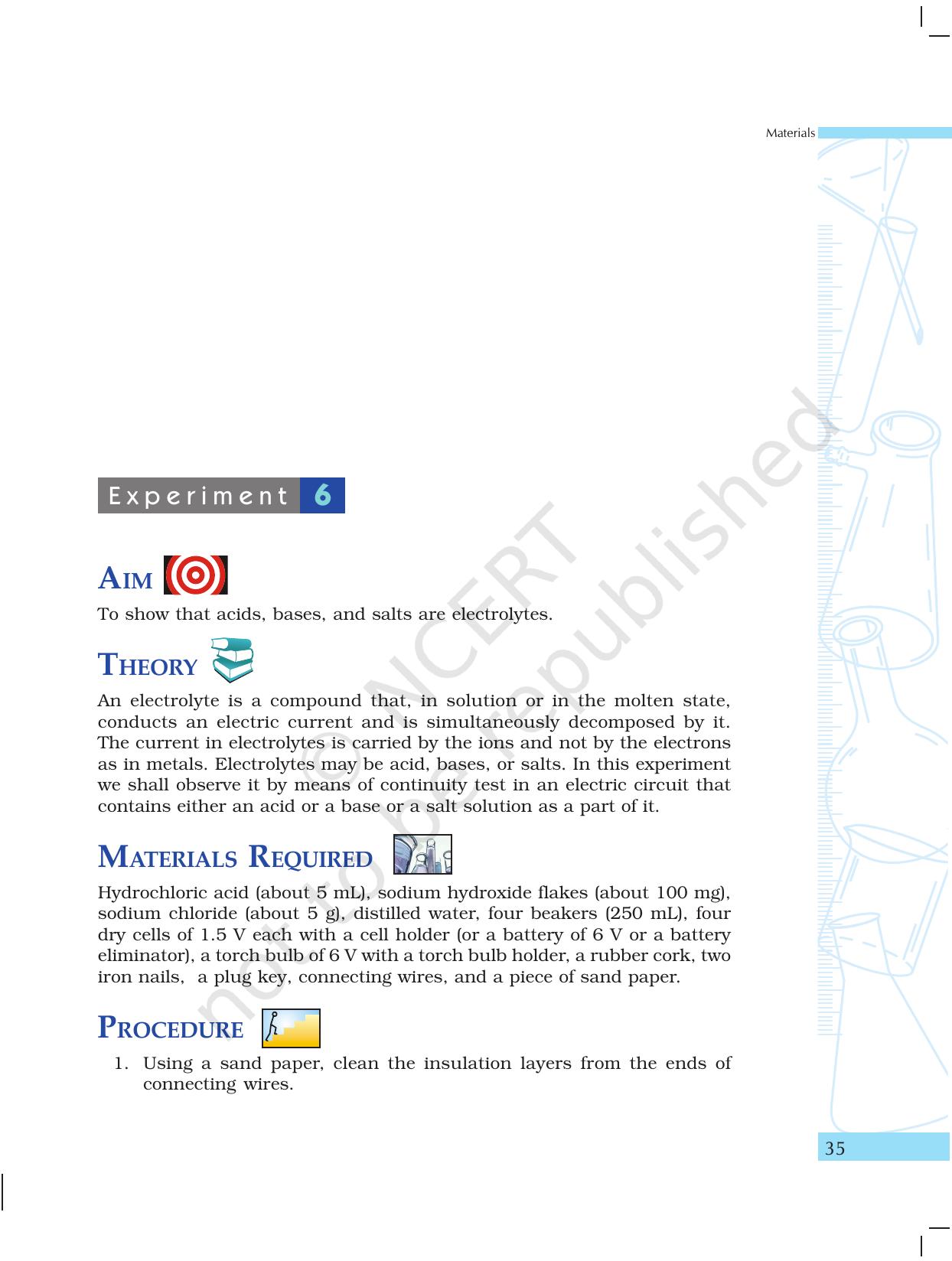 NCERT Laboratory Manuals for Class X Science - Materials - Page 23