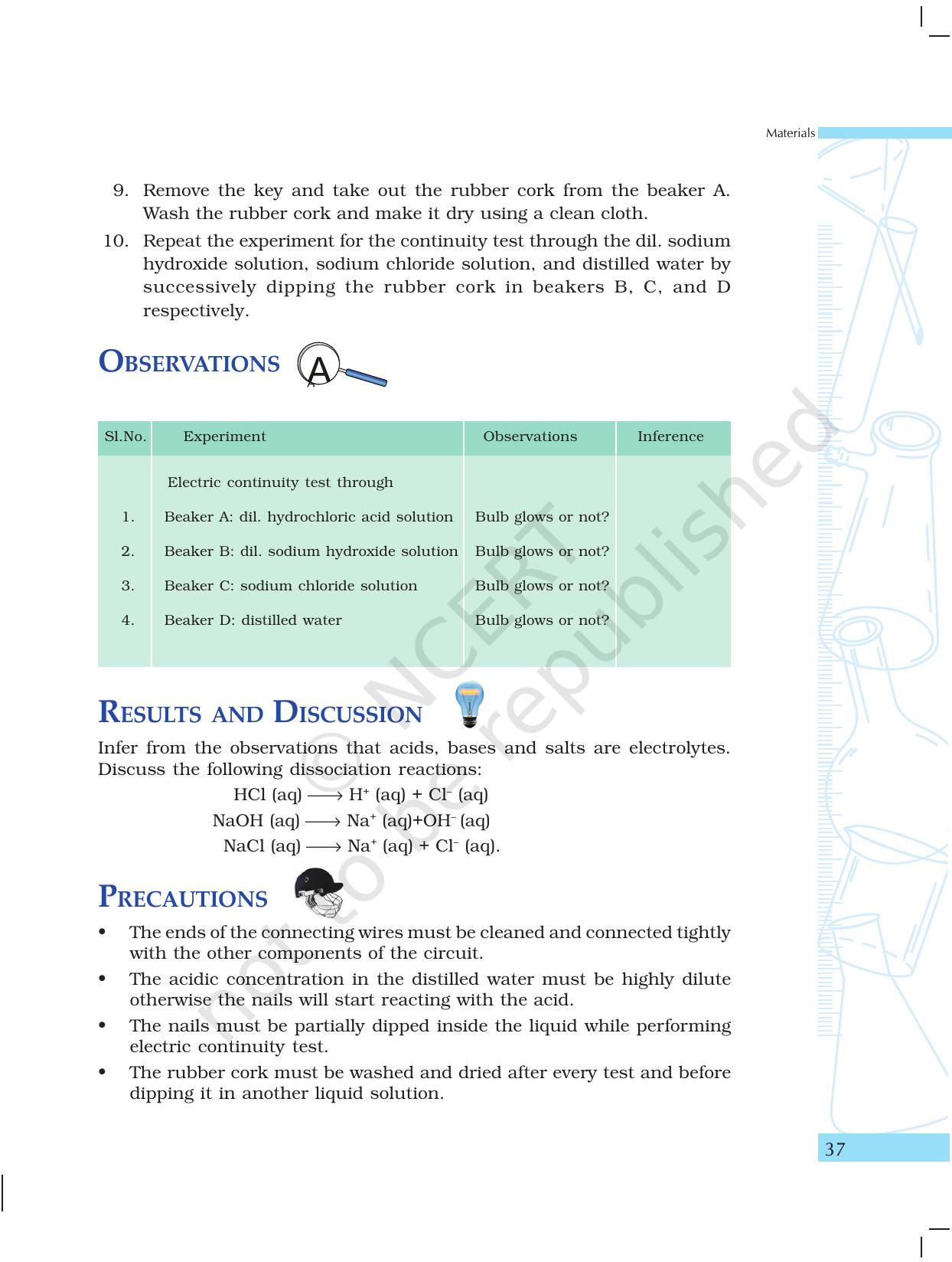 NCERT Laboratory Manuals for Class X Science - Materials - Page 25