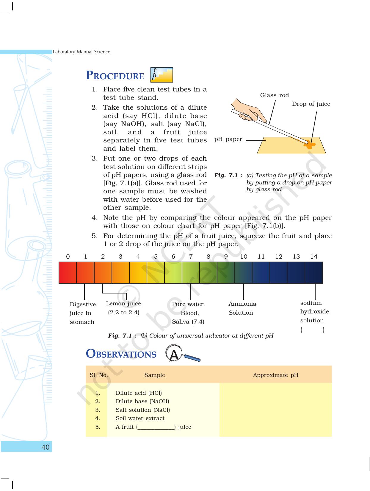 NCERT Laboratory Manuals for Class X Science - Materials - Page 28