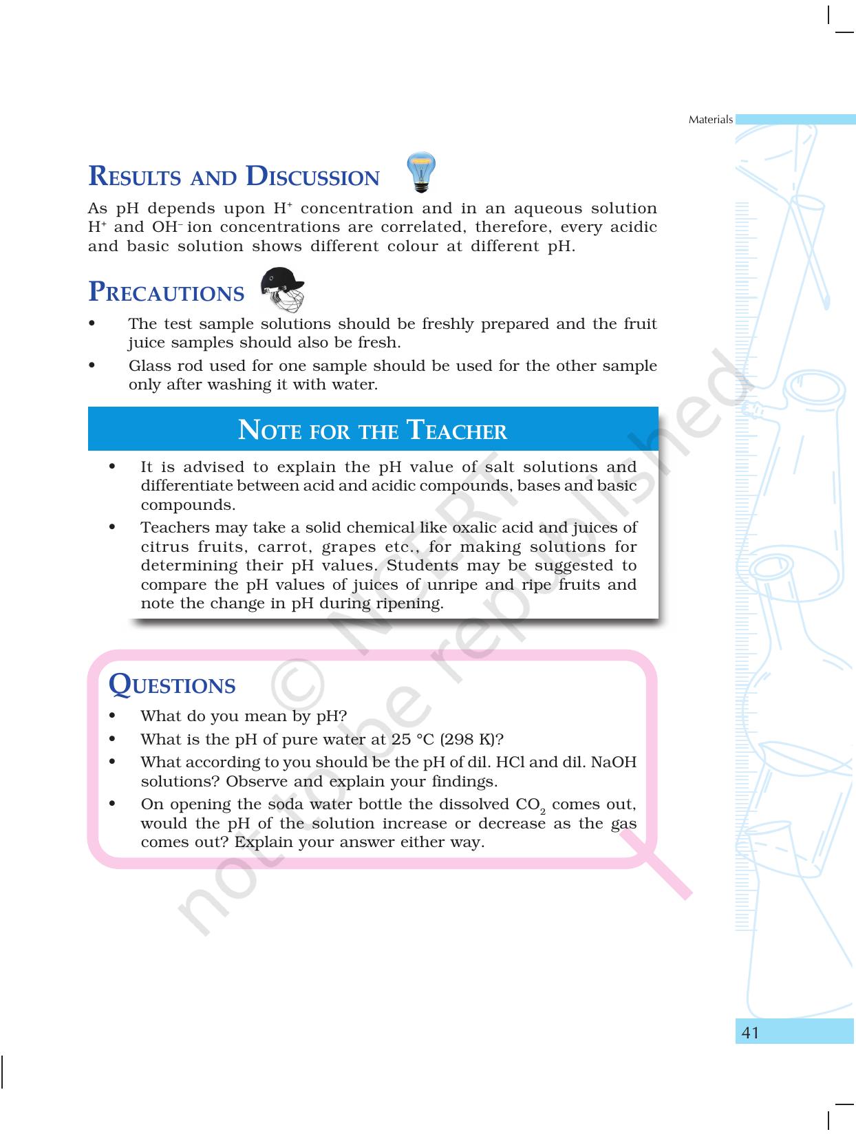NCERT Laboratory Manuals for Class X Science - Materials - Page 29