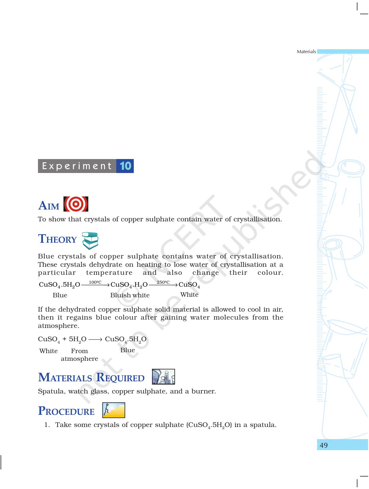 NCERT Laboratory Manuals for Class X Science - Materials - Page 37