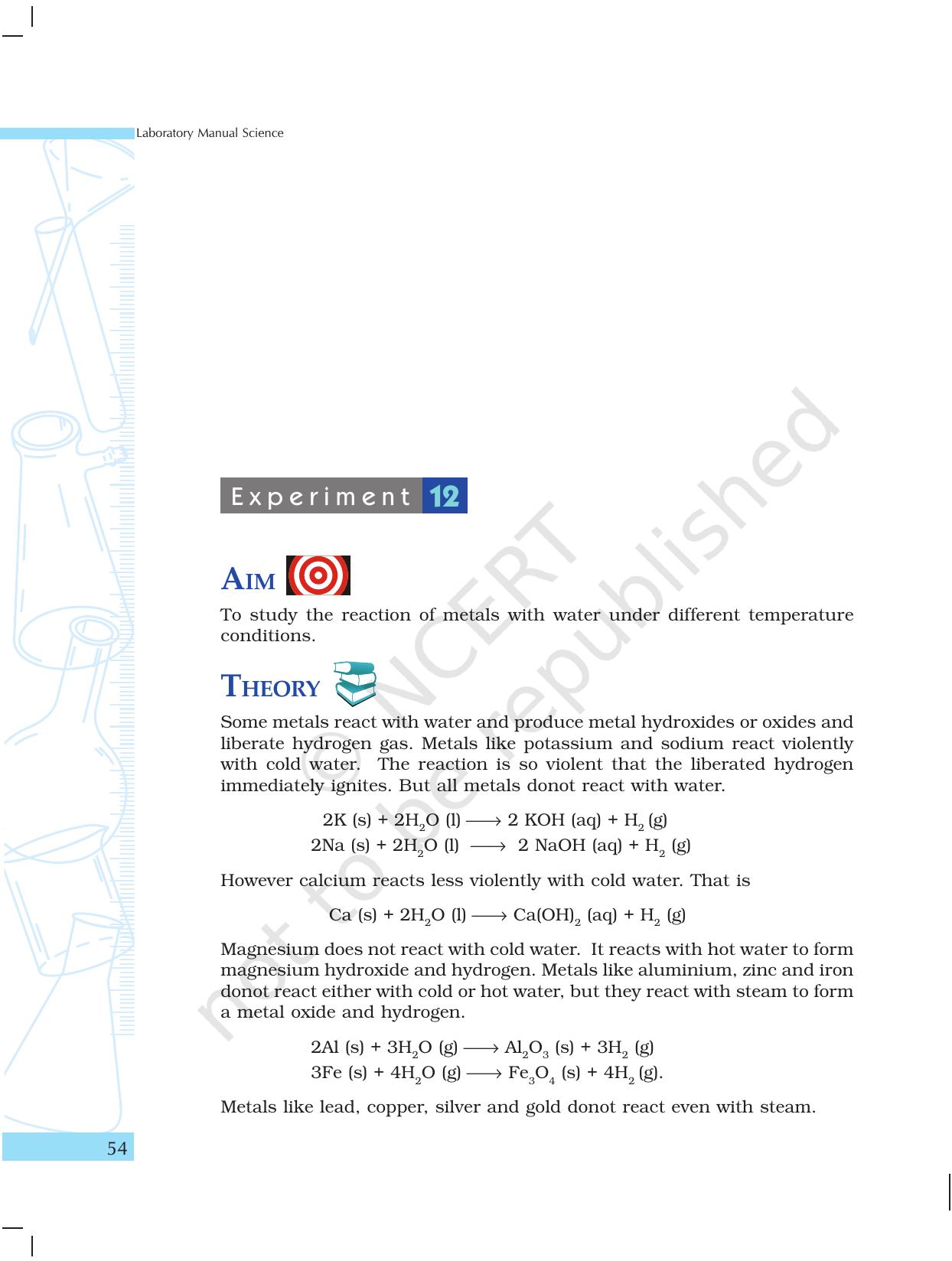 NCERT Laboratory Manuals for Class X Science - Materials - Page 42
