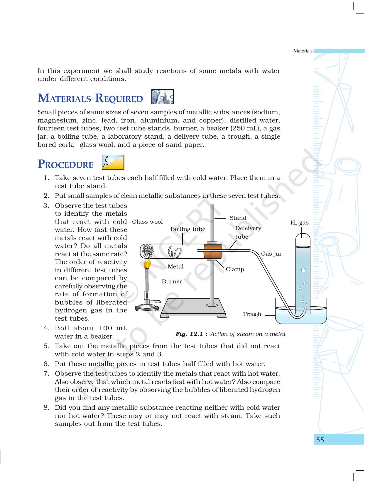 NCERT Laboratory Manuals for Class X Science - Materials - Page 43