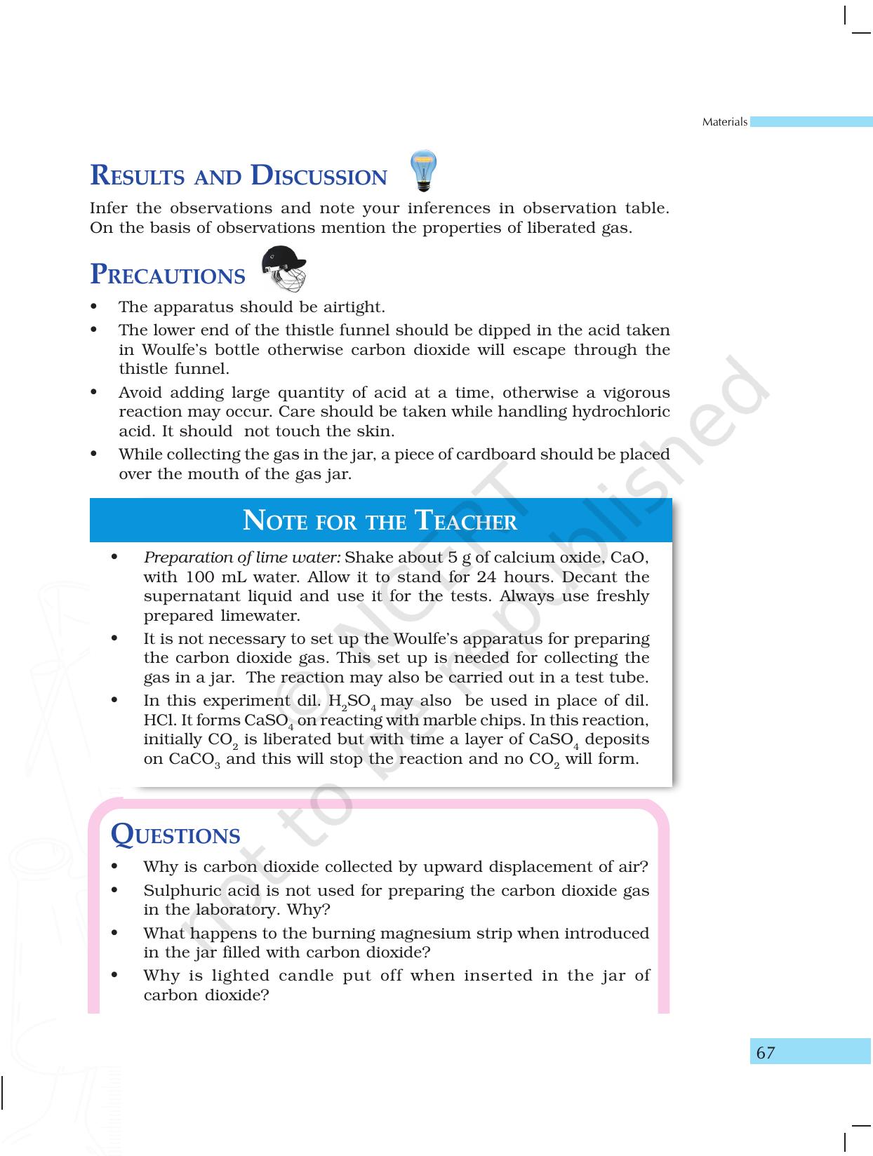 NCERT Laboratory Manuals for Class X Science - Materials - Page 55