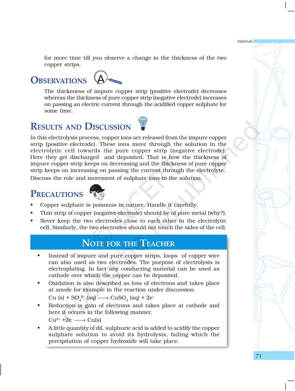 NCERT Laboratory Manuals for Class X Science - Materials - Page 59