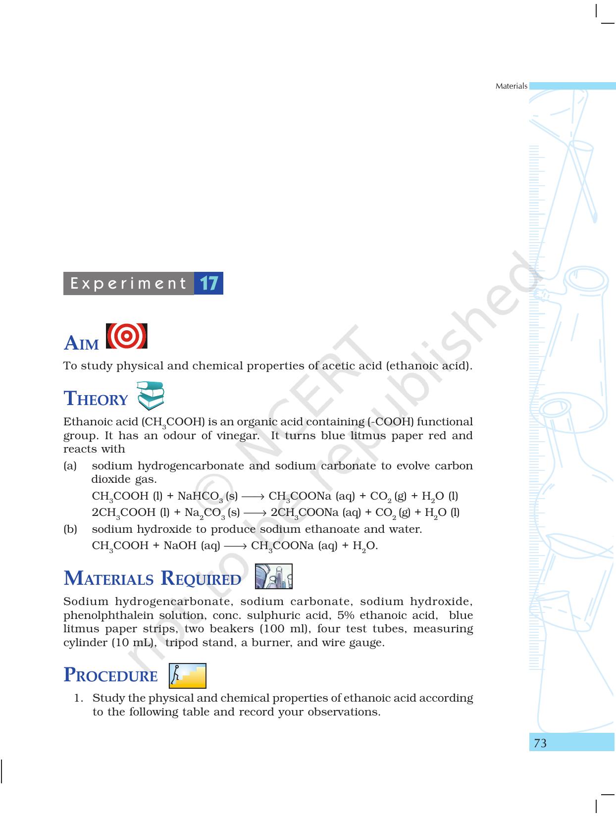 NCERT Laboratory Manuals for Class X Science - Materials - Page 61