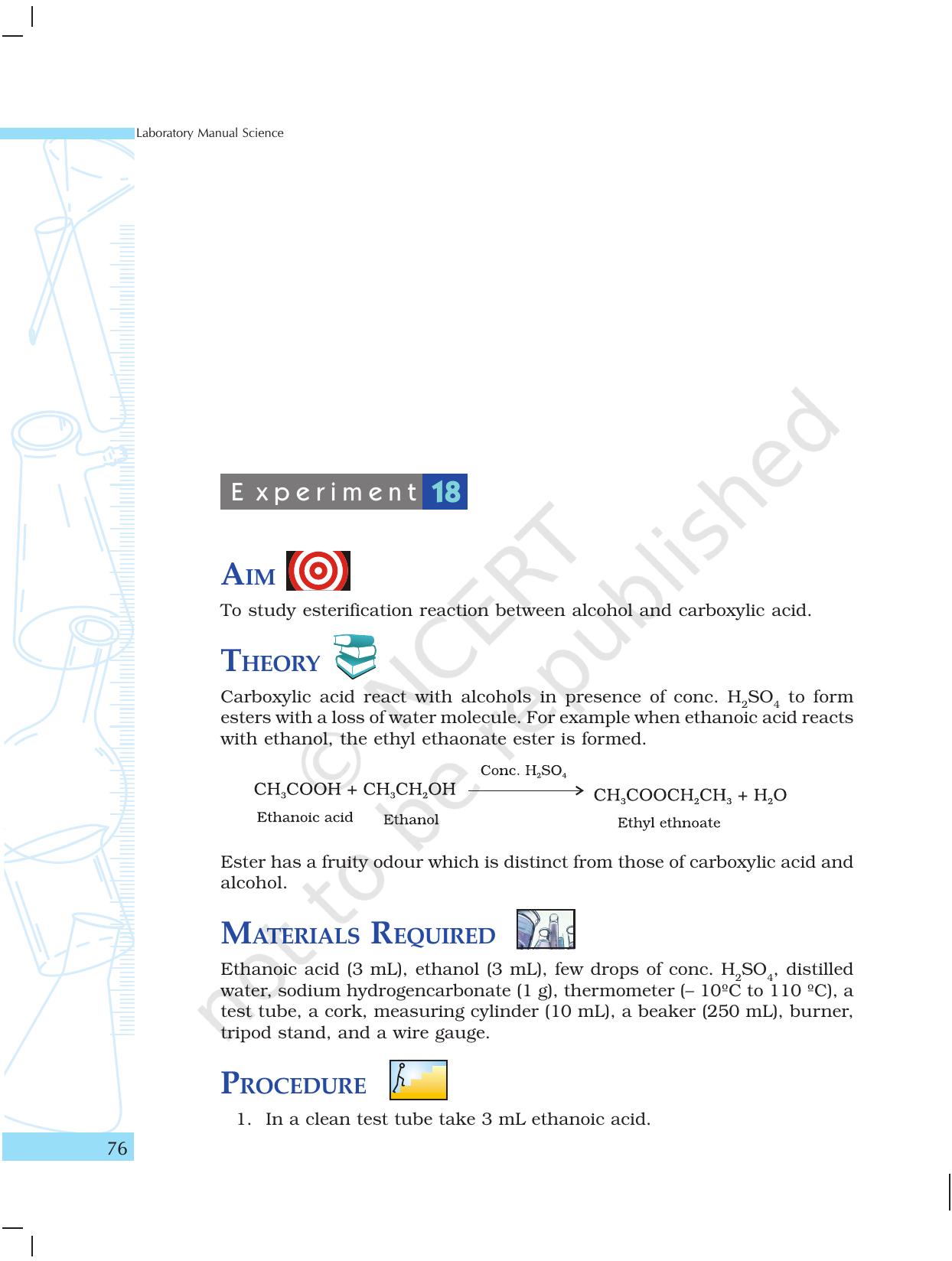 NCERT Laboratory Manuals for Class X Science - Materials - Page 64