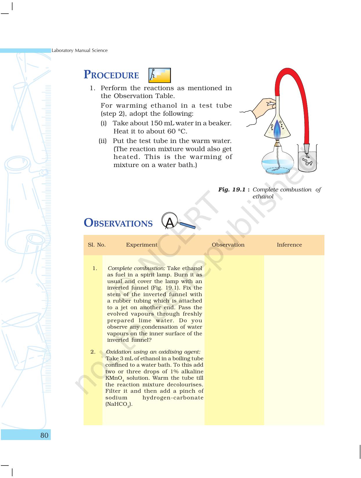 NCERT Laboratory Manuals for Class X Science - Materials - Page 68