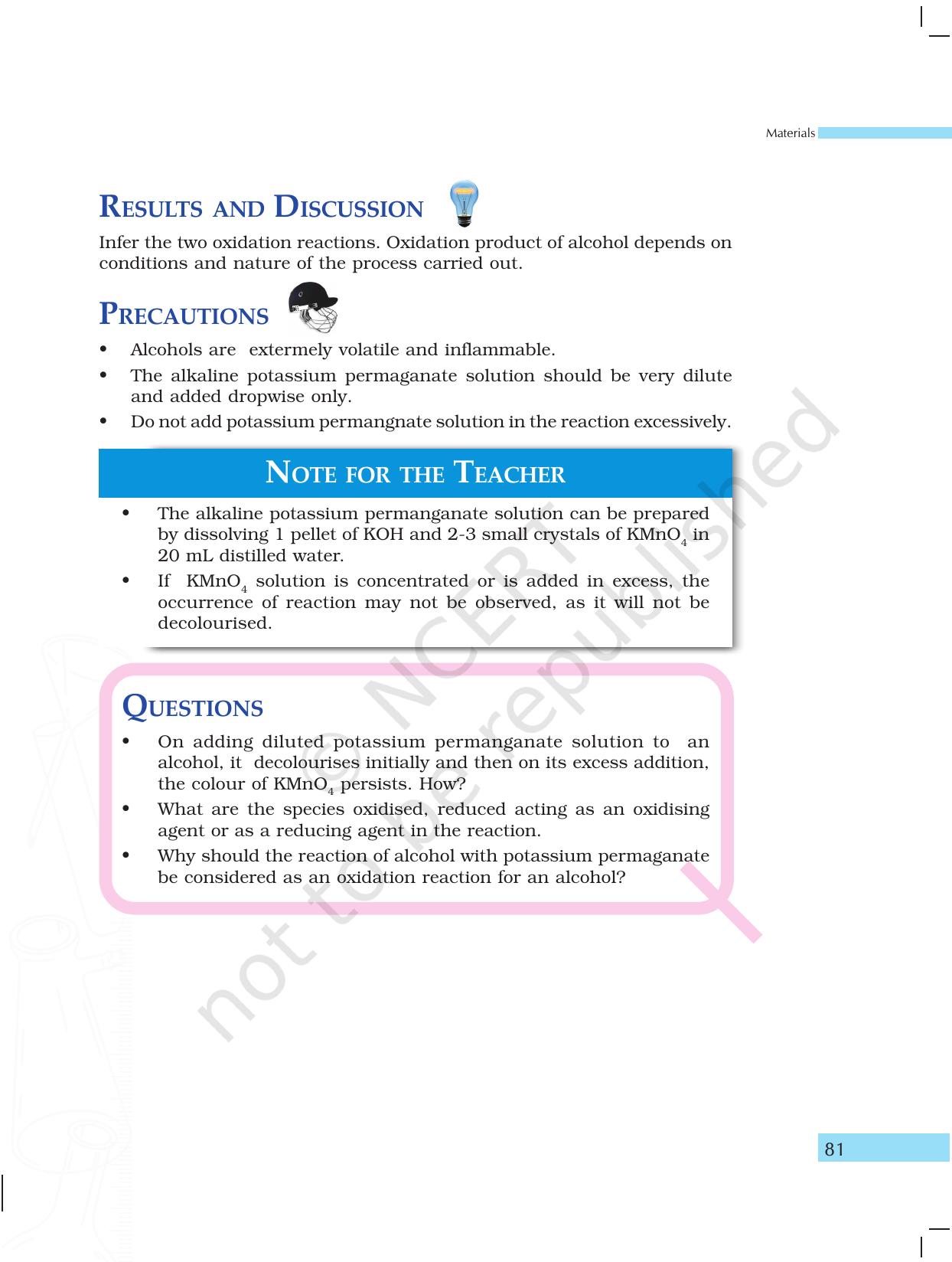 NCERT Laboratory Manuals for Class X Science - Materials - Page 69