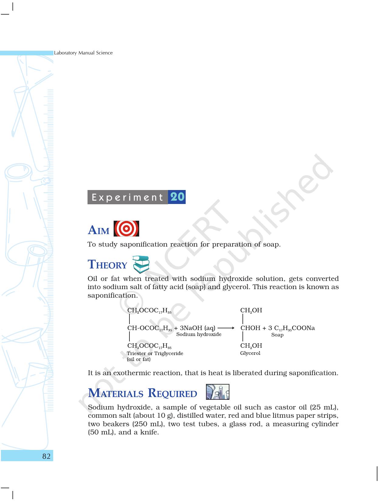NCERT Laboratory Manuals for Class X Science - Materials - Page 70