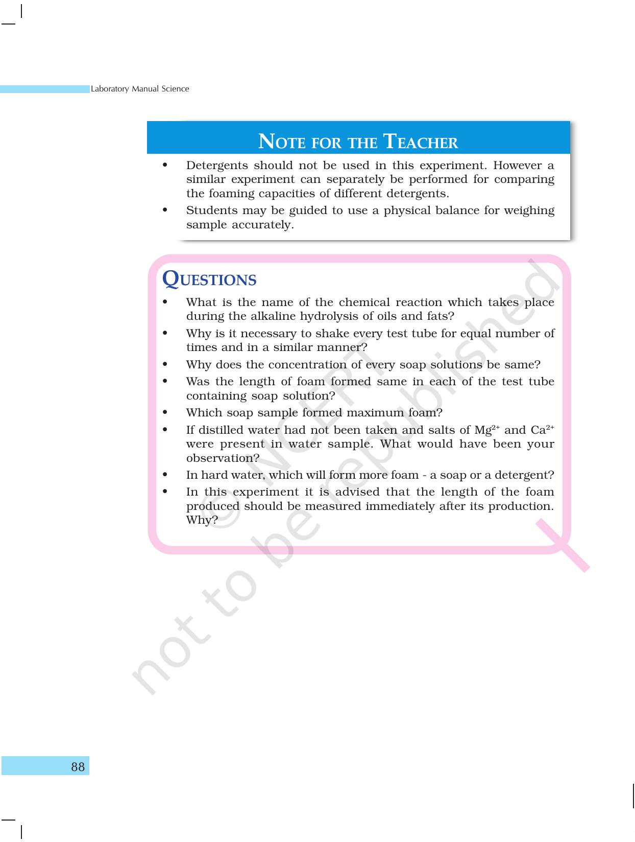 NCERT Laboratory Manuals for Class X Science - Materials - Page 76