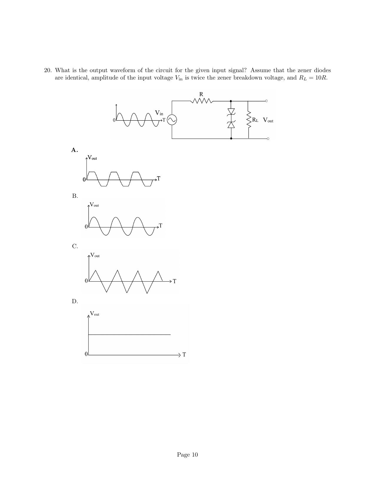 JEST 2024 Physics Question Paper with  Answer key - Page 10