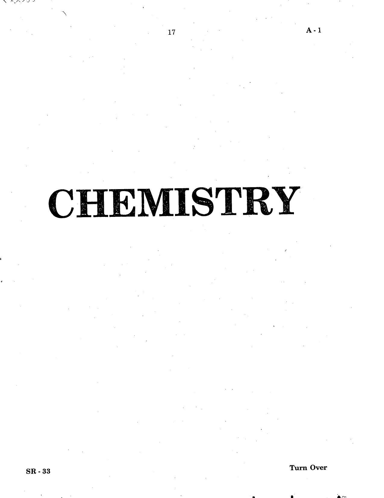 KCET Chemistry 2007 Question Papers - Page 1