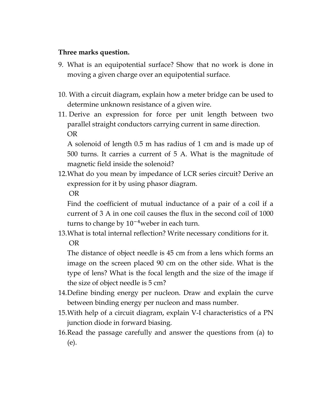 PSEB 12th Physics Model Paper 2025 - Page 5