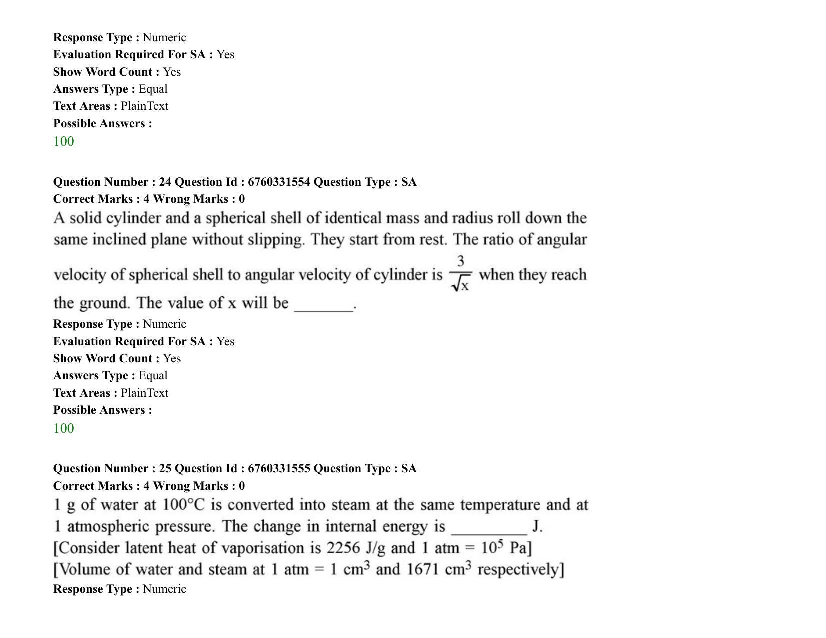 JEE Mains 2021: BTech (Shift 1) 04-08-2021 Question Paper - Page 17