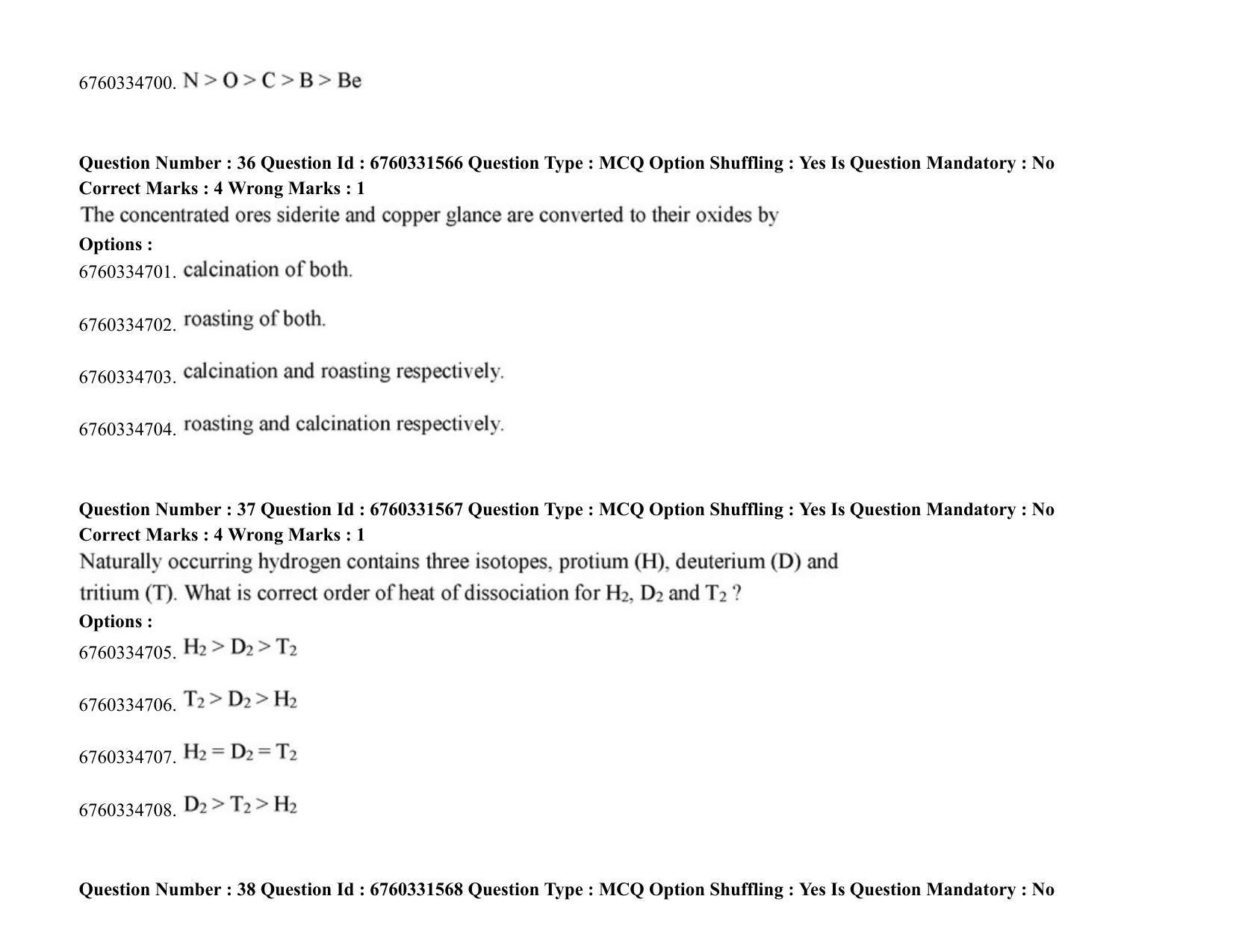 JEE Mains 2021: BTech (Shift 1) 04-08-2021 Question Paper - Page 24