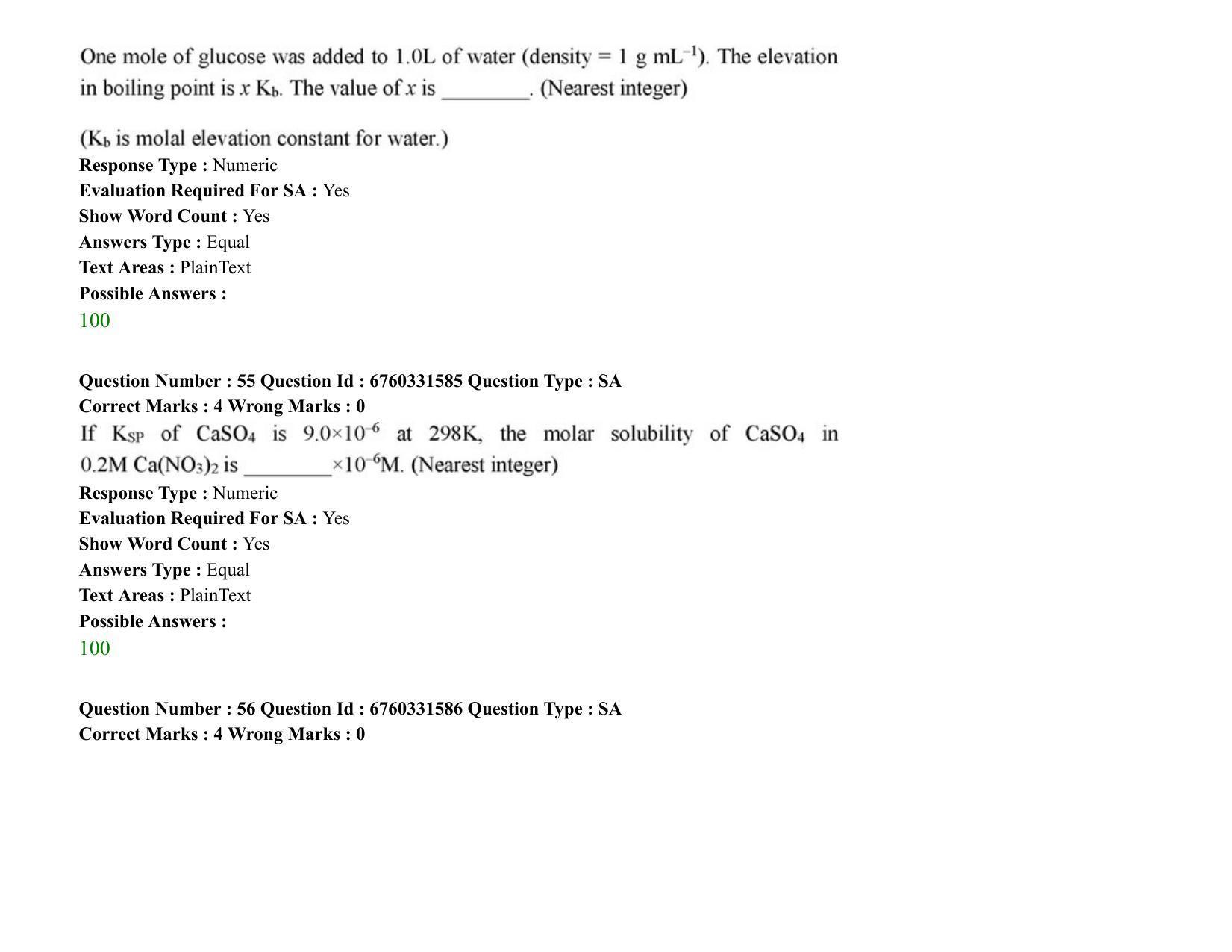JEE Mains 2021: BTech (Shift 1) 04-08-2021 Question Paper - Page 35