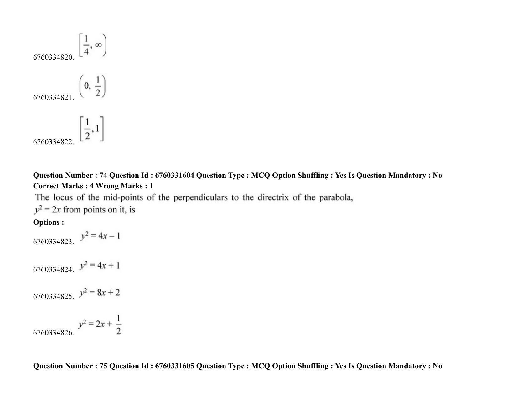 JEE Mains 2021: BTech (Shift 1) 04-08-2021 Question Paper - Page 46