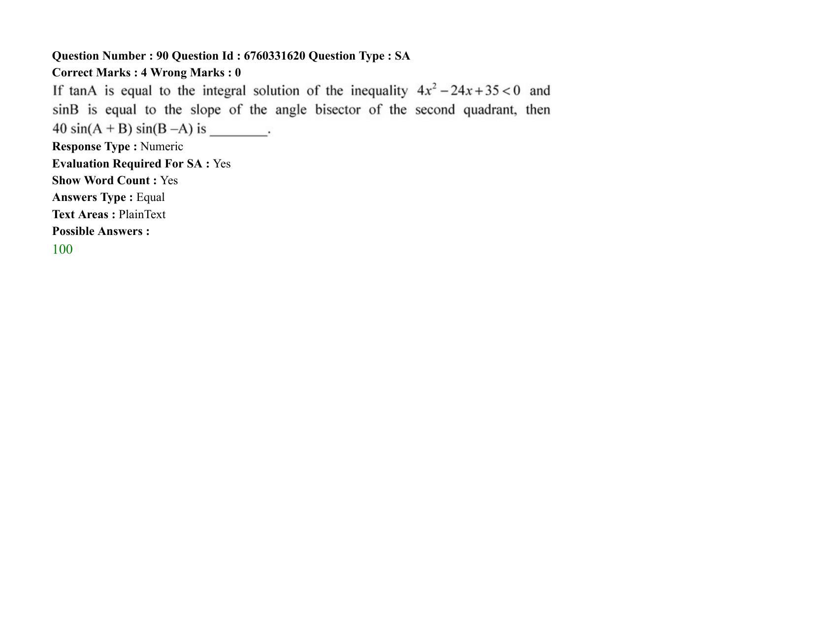 JEE Mains 2021: BTech (Shift 1) 04-08-2021 Question Paper - Page 55