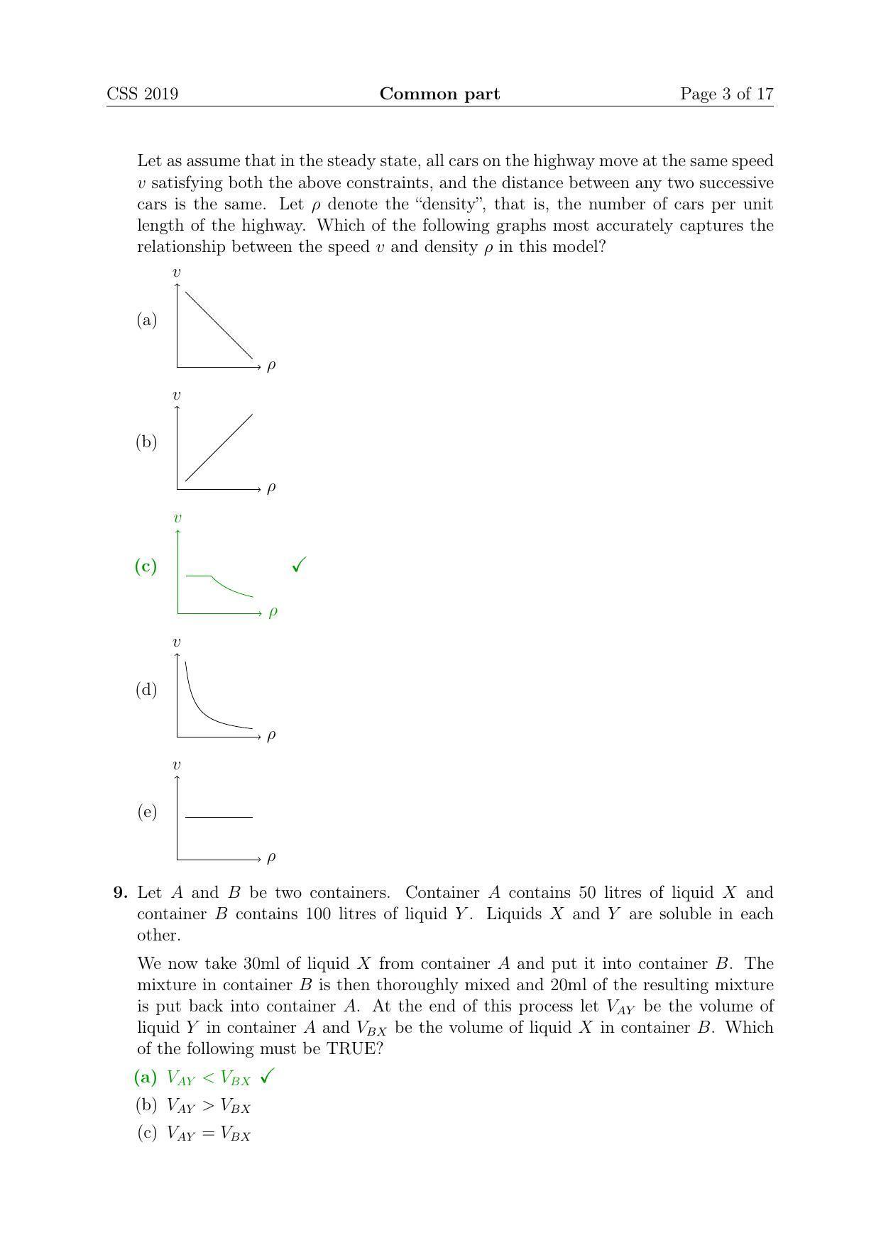 TIFR GS 2019 Computer & Systems Sciences Question Paper - Page 3