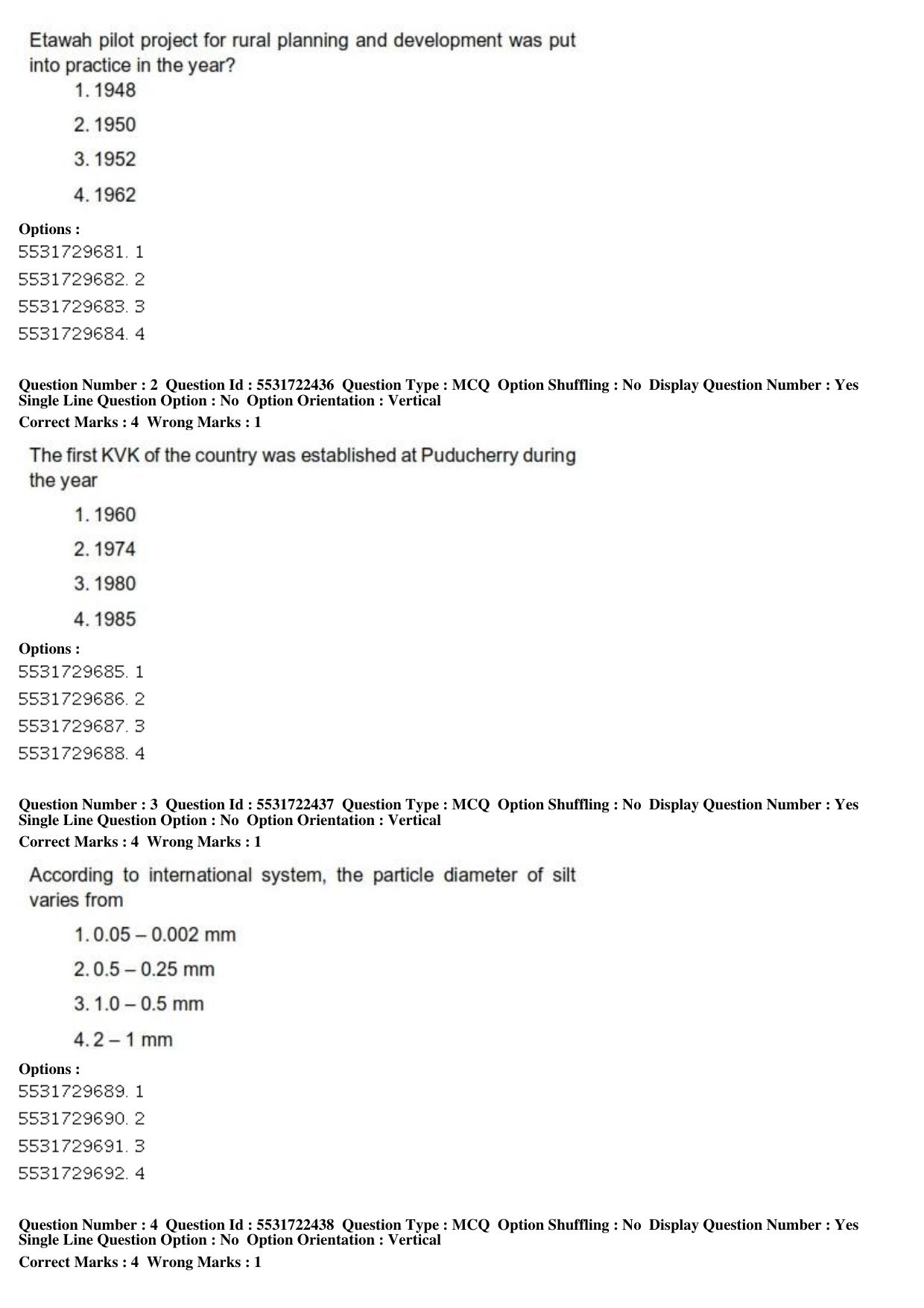 ICAR AIEEA PG 2019 HORTICULTURE Question Paper - Page 2
