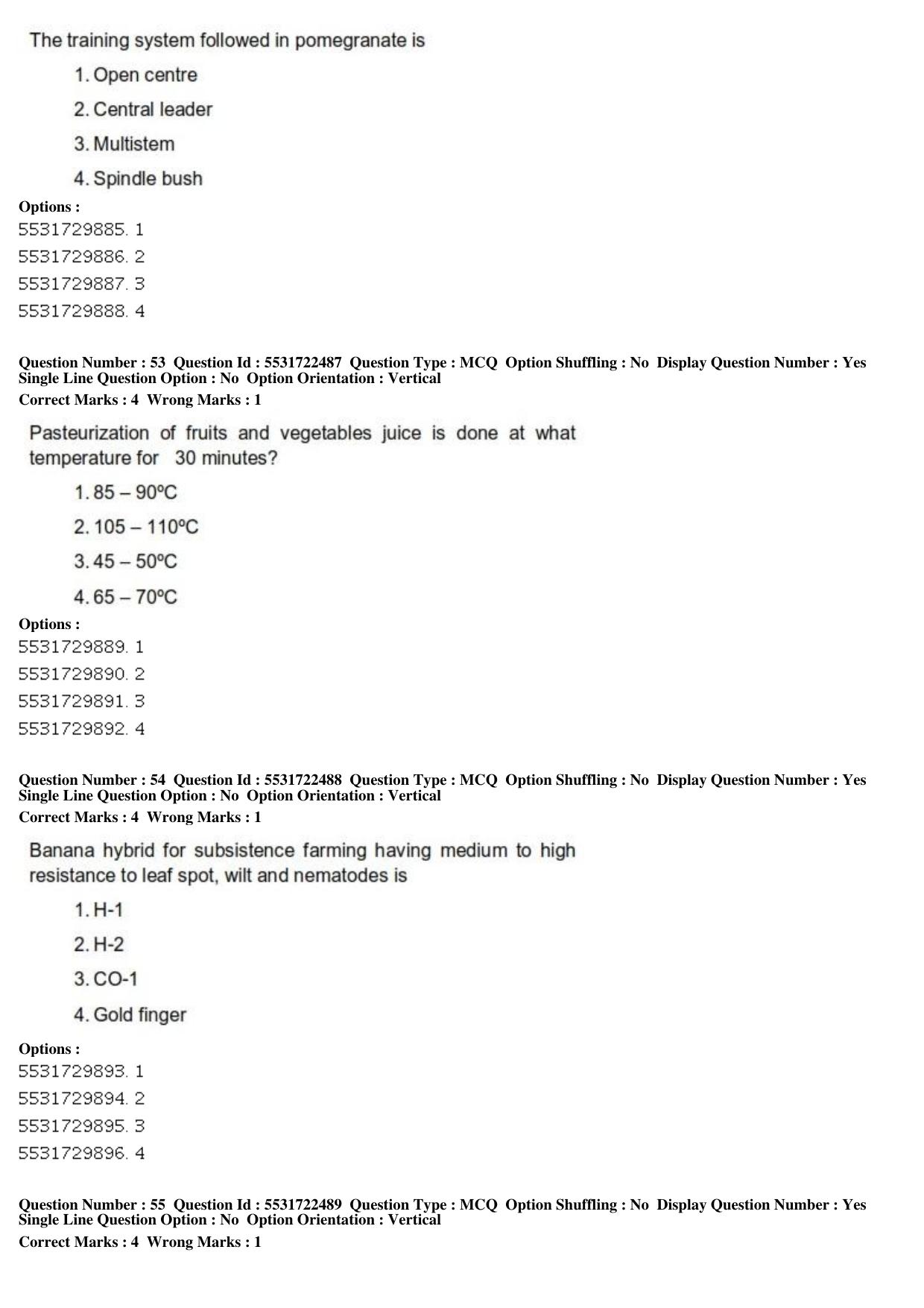 ICAR AIEEA PG 2019 HORTICULTURE Question Paper - Page 19