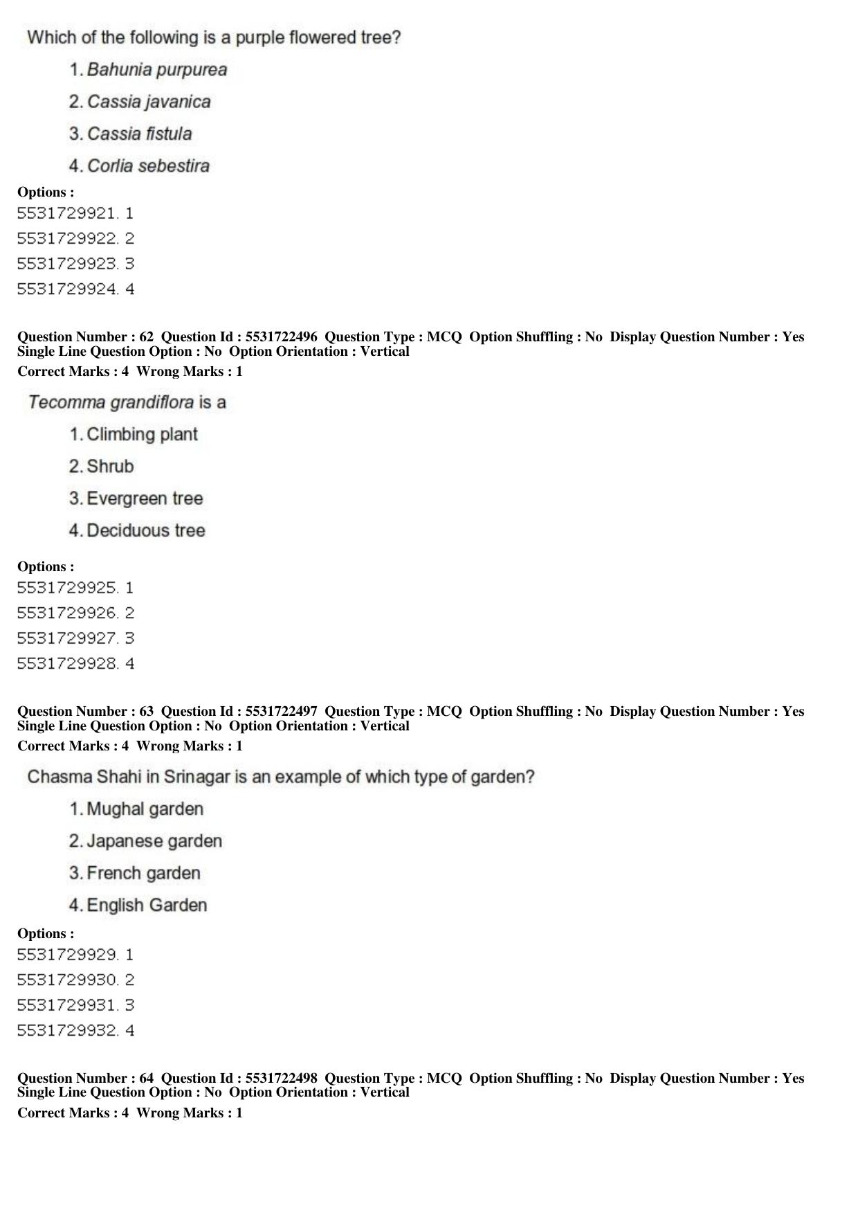 ICAR AIEEA PG 2019 HORTICULTURE Question Paper - Page 22