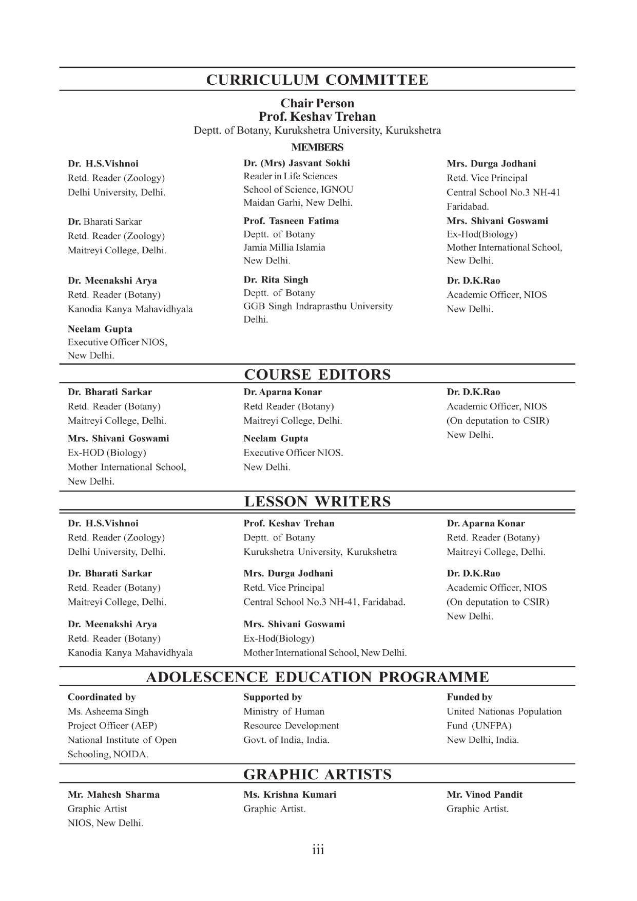 TS SCERT Inter 1st Year Biology Text Book Vol-I Path 1 (English Medium) Text Book - Page 3