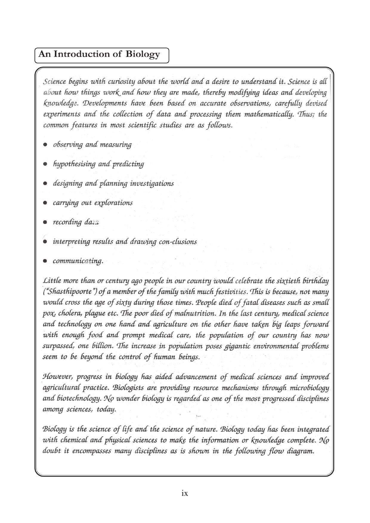 TS SCERT Inter 1st Year Biology Text Book Vol-I Path 1 (English Medium) Text Book - Page 9