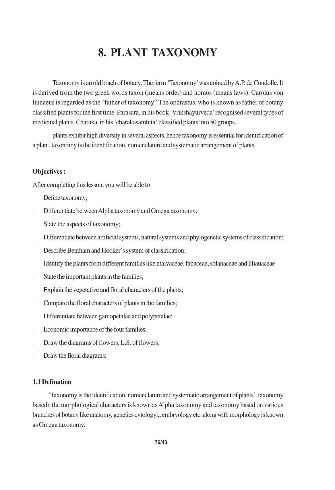 TS SCERT Inter 1st Year Biology Text Book Vol-I Path 1 (English Medium) Text Book - Page 147
