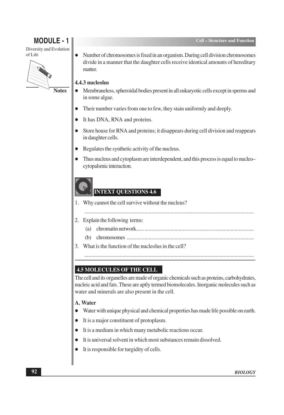 TS SCERT Inter 1st Year Biology Text Book Vol-I Path 1 (English Medium) Text Book - Page 186