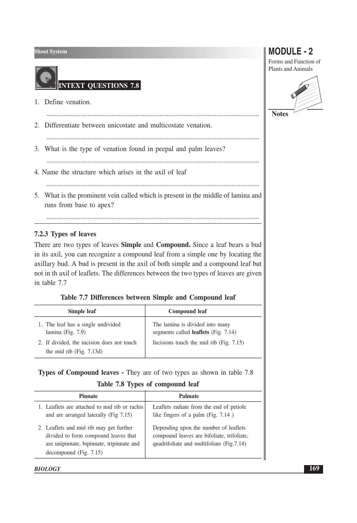 TS SCERT Inter 1st Year Biology Text Book Vol-I Path 1 (English Medium) Text Book - Page 263