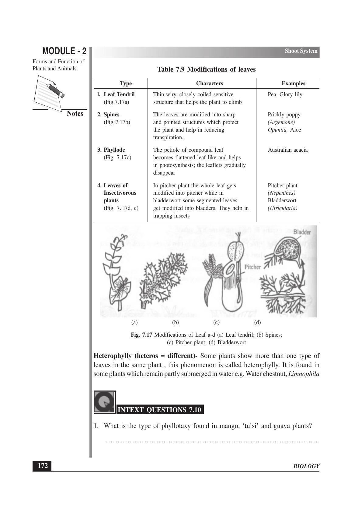 TS SCERT Inter 1st Year Biology Text Book Vol-I Path 1 (English Medium) Text Book - Page 266