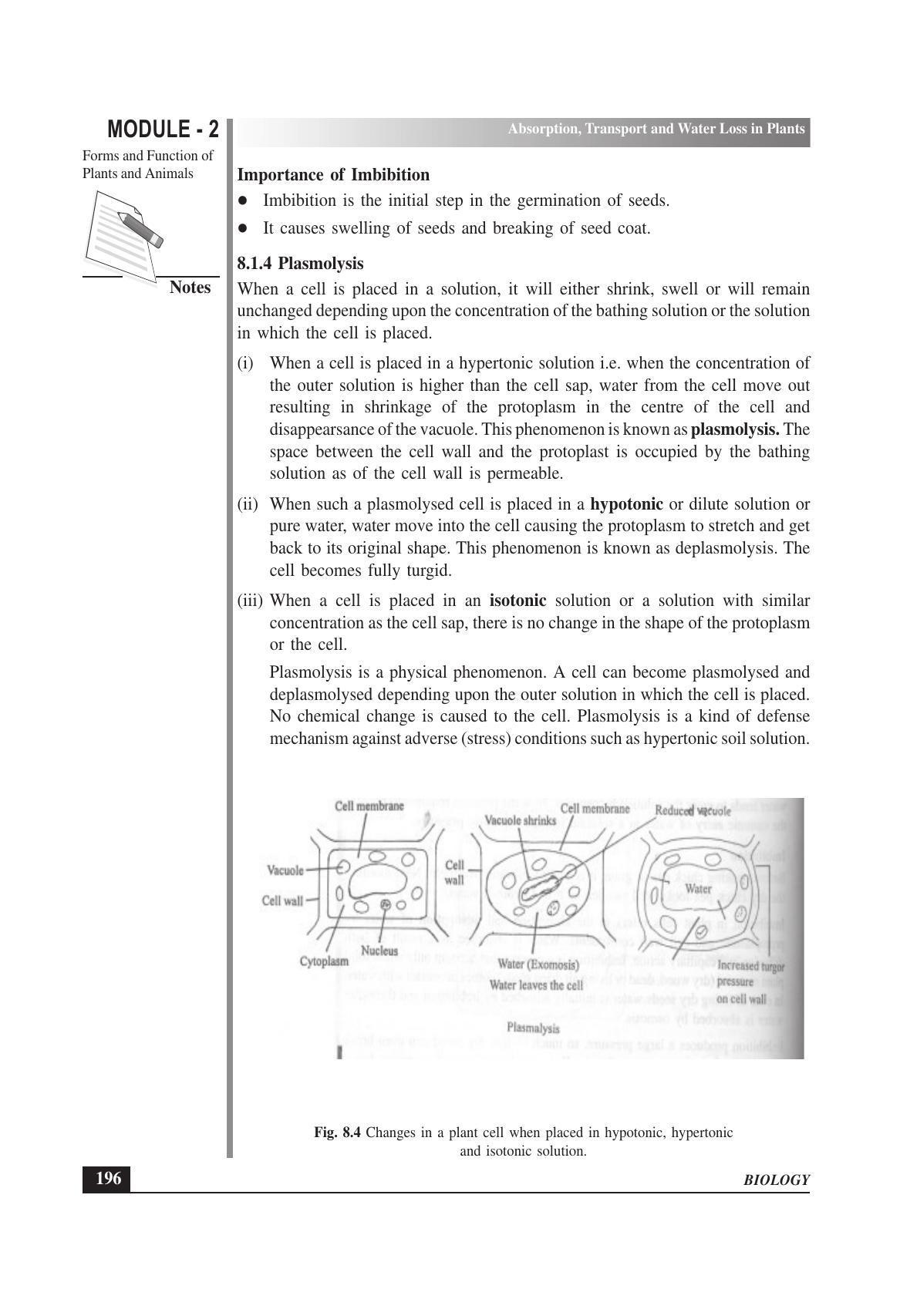 TS SCERT Inter 1st Year Biology Text Book Vol-I Path 1 (English Medium) Text Book - Page 290