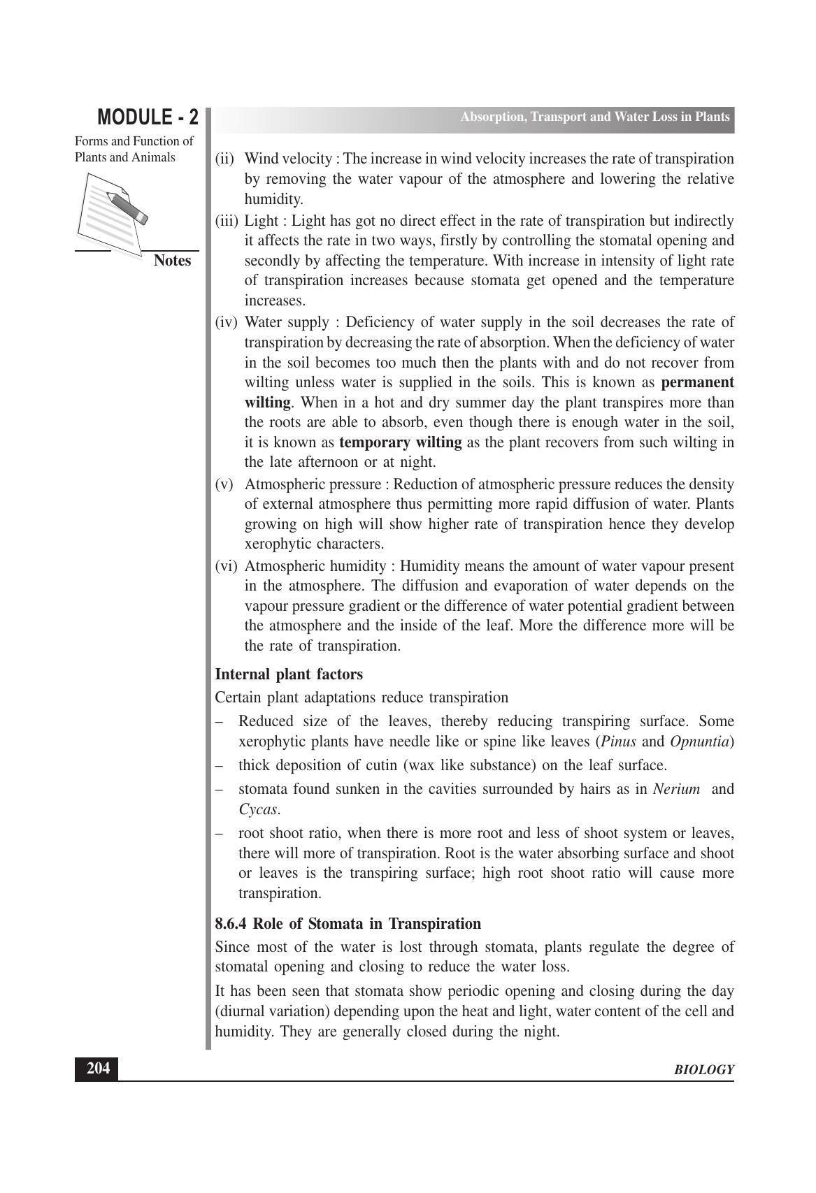 TS SCERT Inter 1st Year Biology Text Book Vol-I Path 1 (English Medium) Text Book - Page 298
