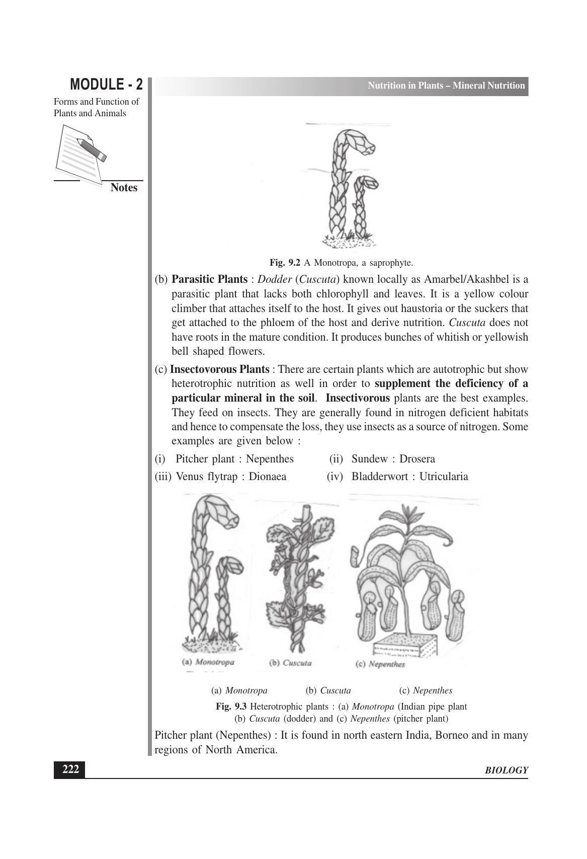 TS SCERT Inter 1st Year Biology Text Book Vol-I Path 1 (English Medium) Text Book - Page 316