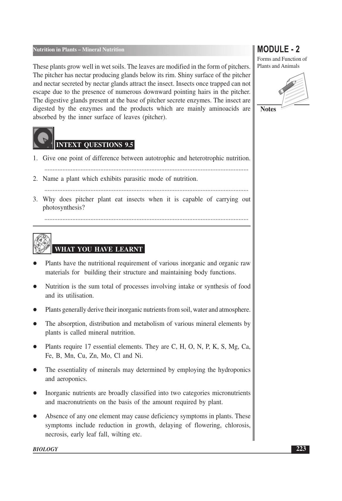 TS SCERT Inter 1st Year Biology Text Book Vol-I Path 1 (English Medium) Text Book - Page 317