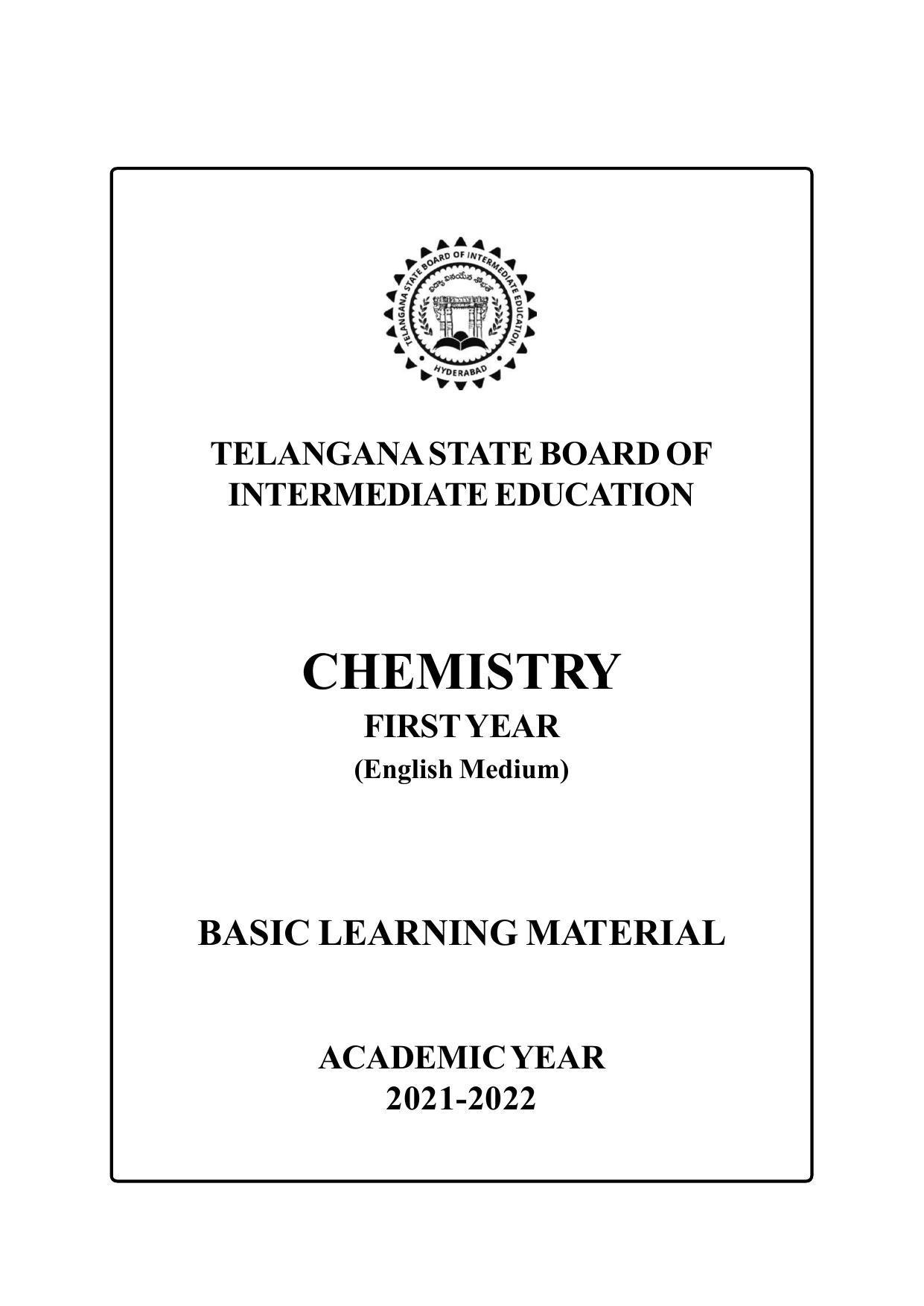 TS SCERT Inter 2nd Year Chemistry I EM Path 1 (Telugu Medium) Text Book - Page 2