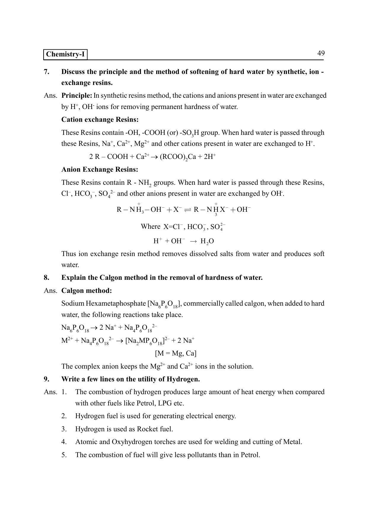 TS SCERT Inter 2nd Year Chemistry I EM Path 1 (Telugu Medium) Text Book - Page 54
