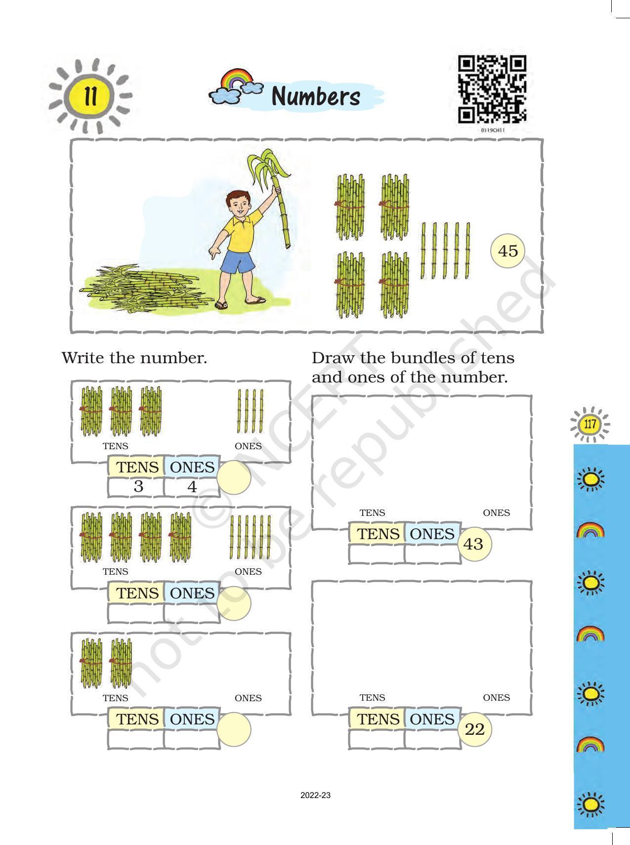 NCERT Book for Class 1 Maths :Chapter 11-Numbers - Page 1