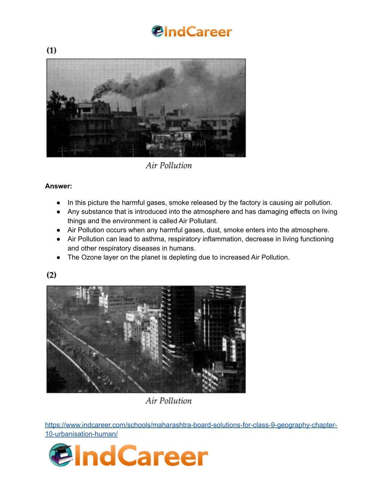 Maharashtra Board Solutions for Class 9- Geography: Chapter 10- Urbanisation Human - Page 15
