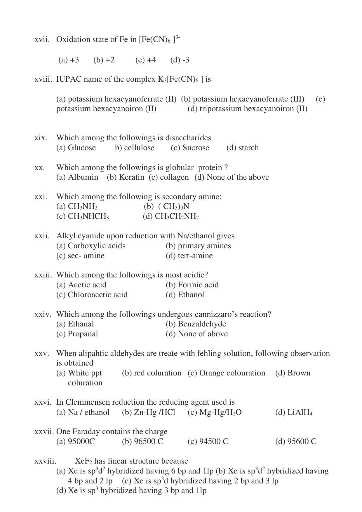 Pseb class 12 chemistry model papers indcareer docs
