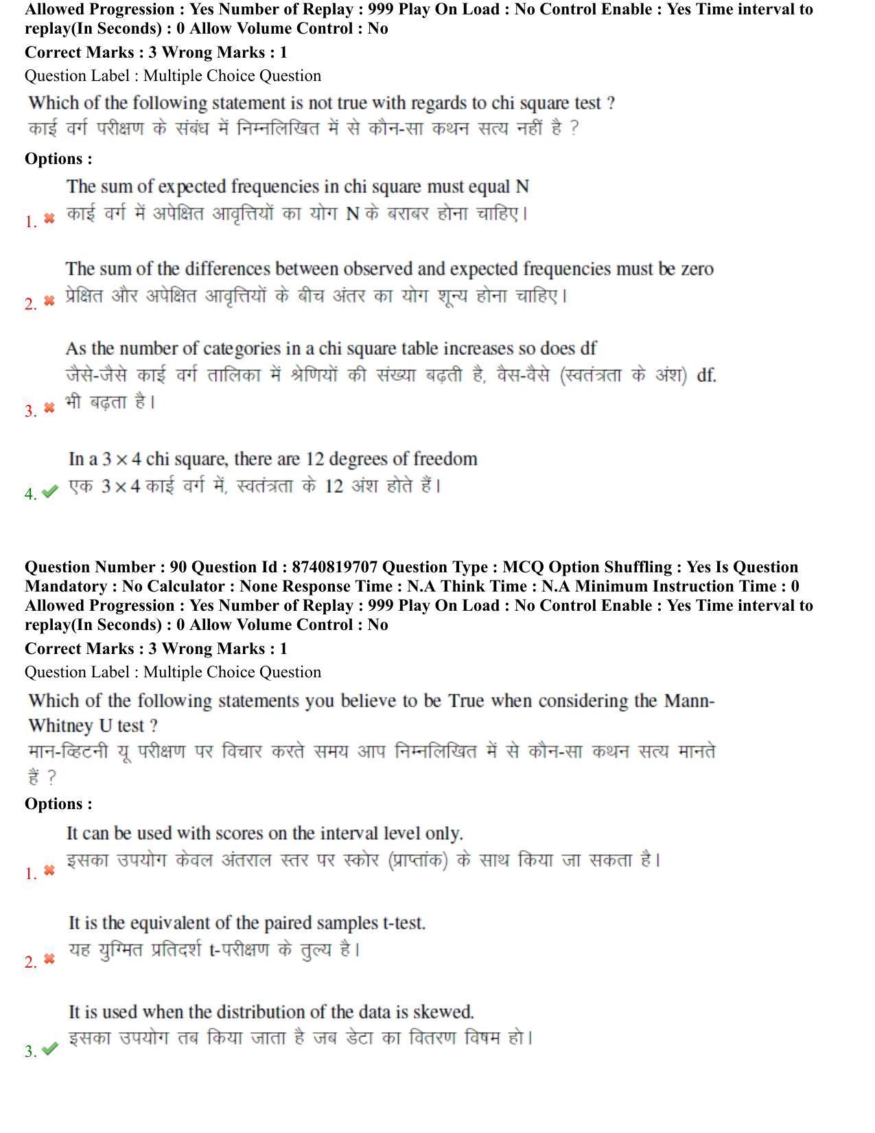 BHU RET Education 2021 Question Paper - Page 54