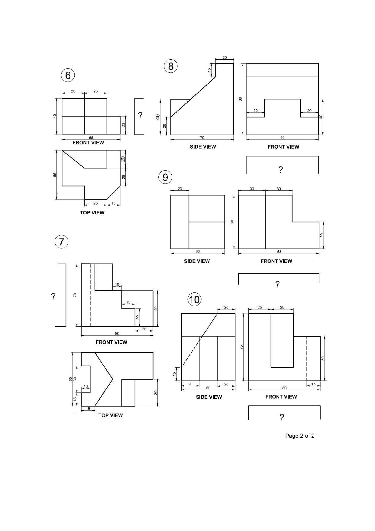 Edudel Class 12 Engineering Graphics	 Syllabus - Page 6