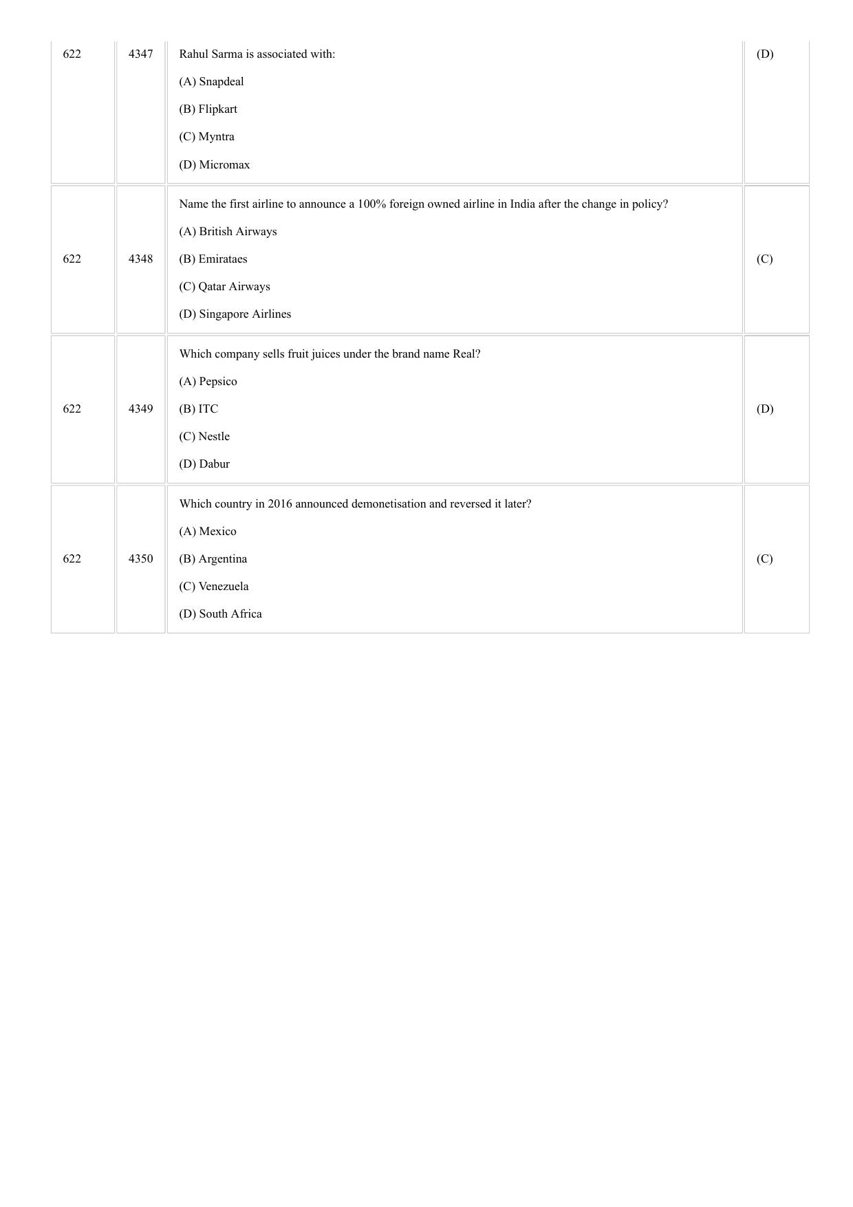 CUSAT CAT 2018 MVOC Technology Management Question Paper - Page 26